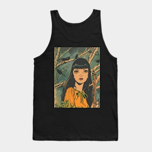 Forest Vintage Witch Tank Top